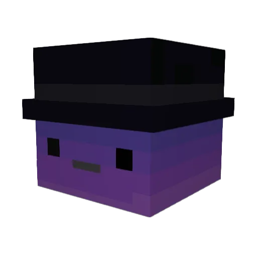 Gui_Tava Minecraft avatar head, 3D render