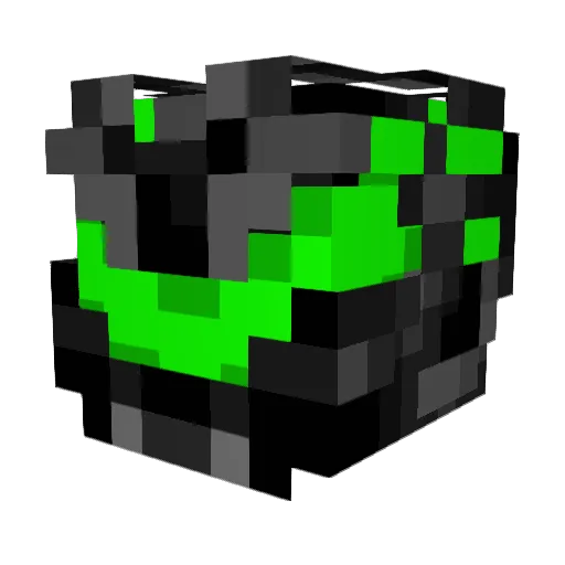 Guido4 Minecraft avatar head, 3D render