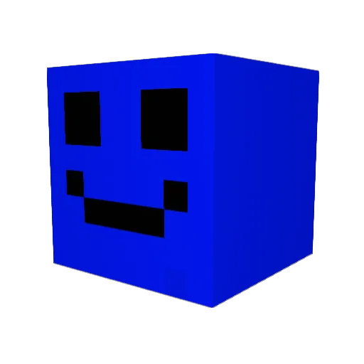 Guidonator Minecraft avatar head, 3D render