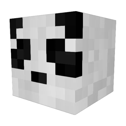 Guidorazzo Minecraft avatar head, 3D render