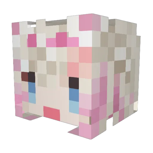 Guidre_Ra Minecraft avatar head, 3D render