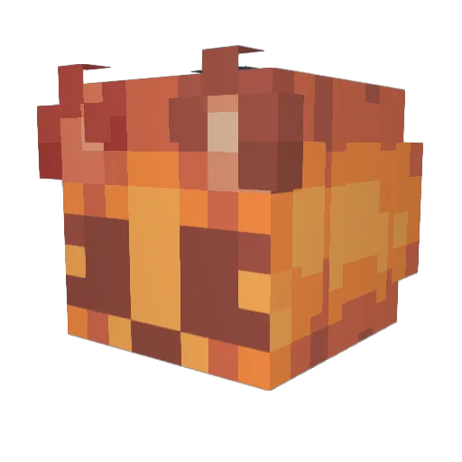 GuiiVicent Minecraft avatar head, 3D render