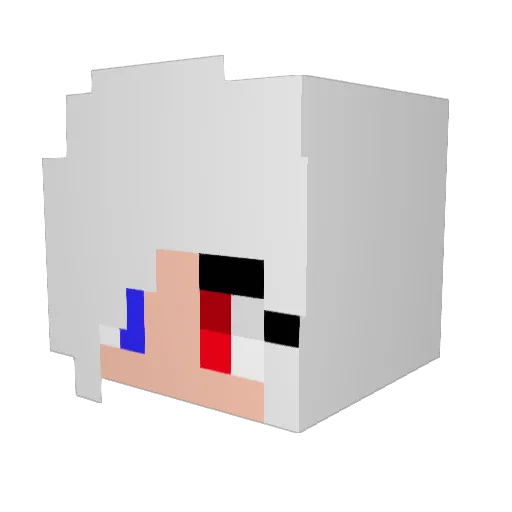 GuilhermeGamer24 Minecraft avatar head, 3D render