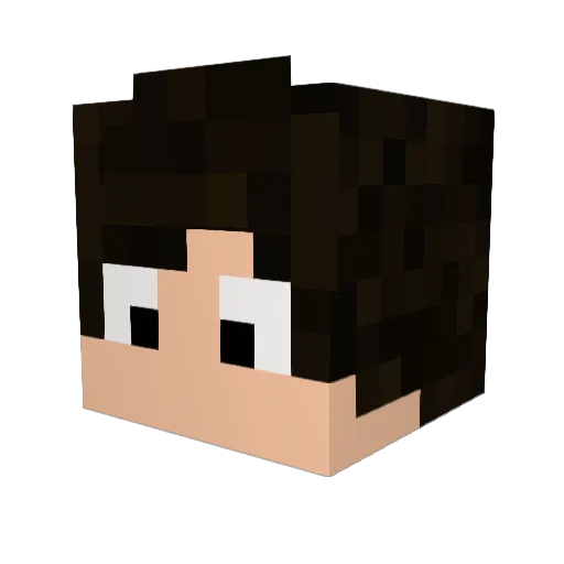 Guilherme_412 Minecraft avatar head, 3D render