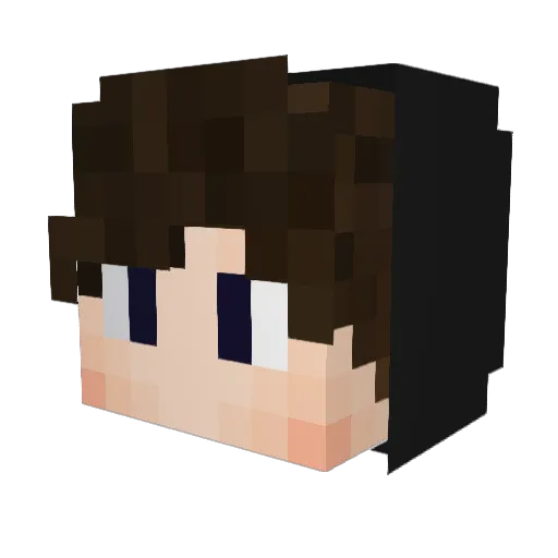 Guilherme_______ Minecraft avatar head, 3D render