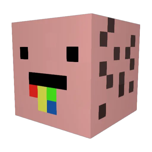 Guillaume132 Minecraft avatar head, 3D render
