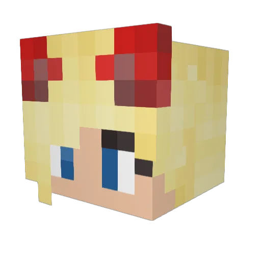 Guillaume50340 Minecraft avatar head, 3D render