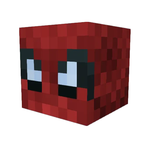 Guille5413 Minecraft avatar head, 3D render