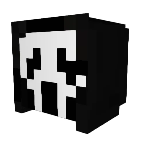 GuilleRzAz Minecraft avatar head, 3D render