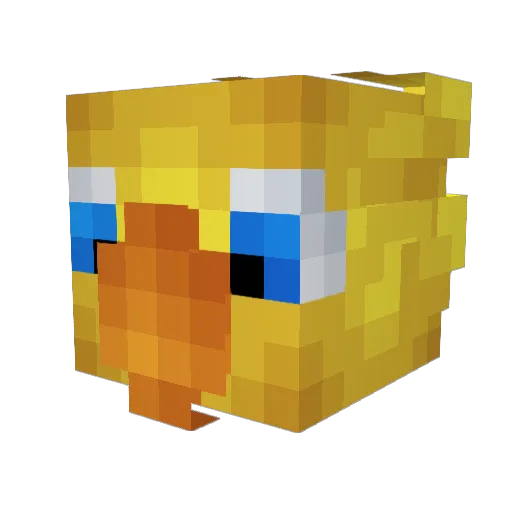 Guillenvi20002 Minecraft avatar head, 3D render