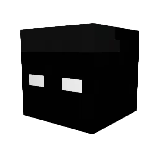 GuiltyGrey Minecraft avatar head, 3D render