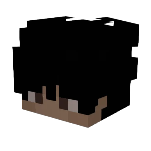 Guilty_king Minecraft avatar head, 3D render