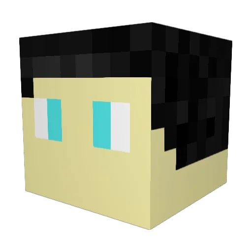 Guiltysigurdsson Minecraft avatar head, 3D render