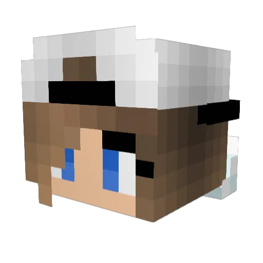 GuineaPigGirl123 Minecraft avatar head, 3D render