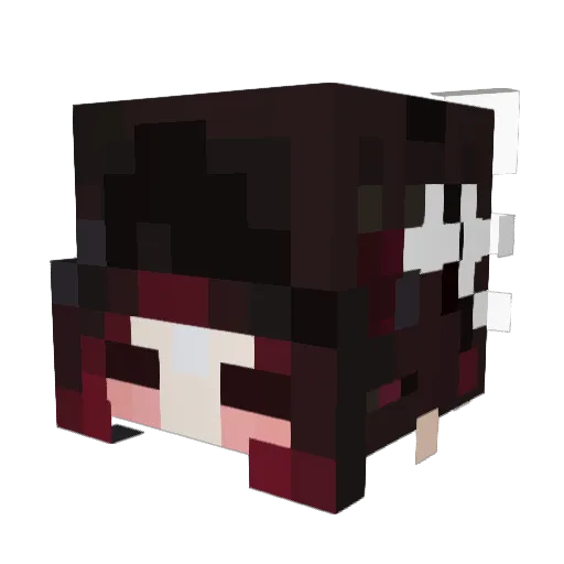 Guinea_Moonlight Minecraft avatar head, 3D render