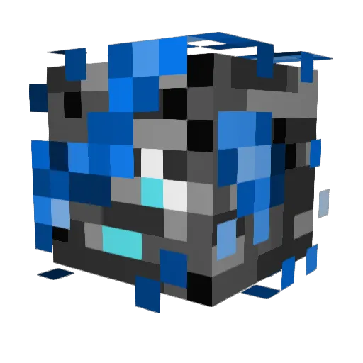 Guinness Minecraft avatar head, 3D render