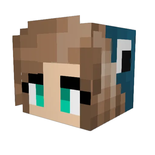 GuitarGuru142 Minecraft avatar head, 3D render
