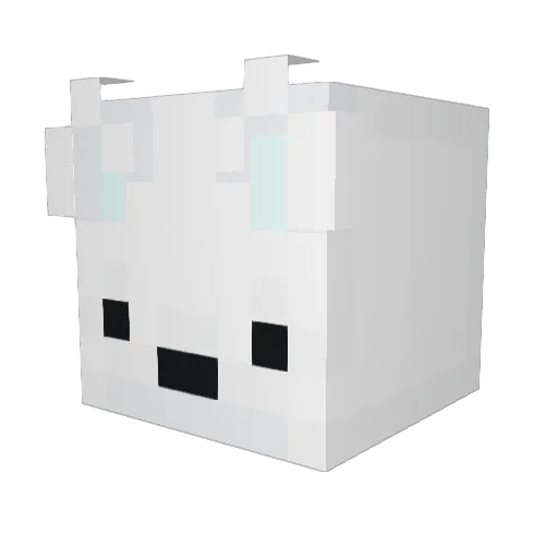 GukBBab Minecraft avatar head, 3D render