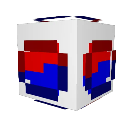 GukPPongTV Minecraft avatar head, 3D render