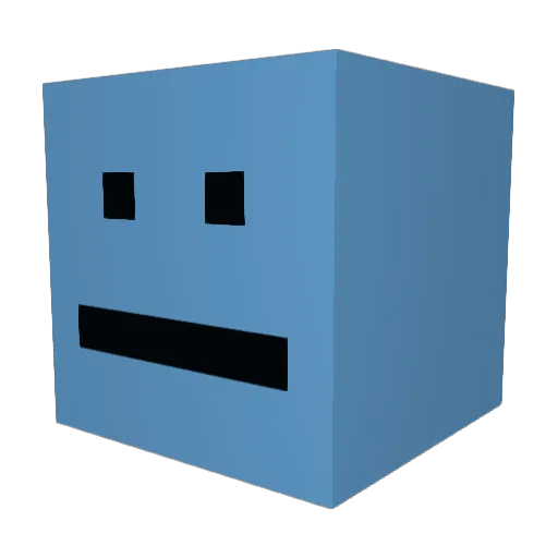 GulIiermo Minecraft avatar head, 3D render