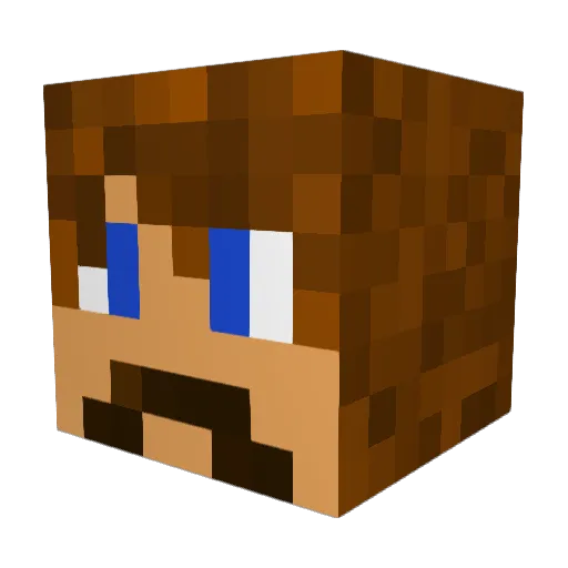 Gulag_Gary Minecraft avatar head, 3D render