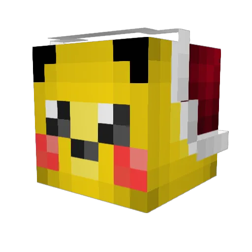 Gulaman12 Minecraft avatar head, 3D render