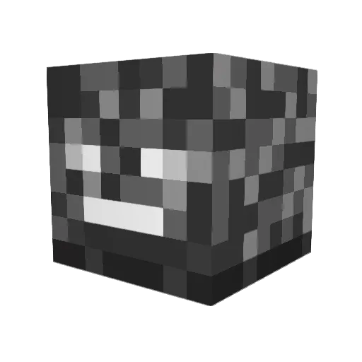 Gulce1 Minecraft avatar head, 3D render
