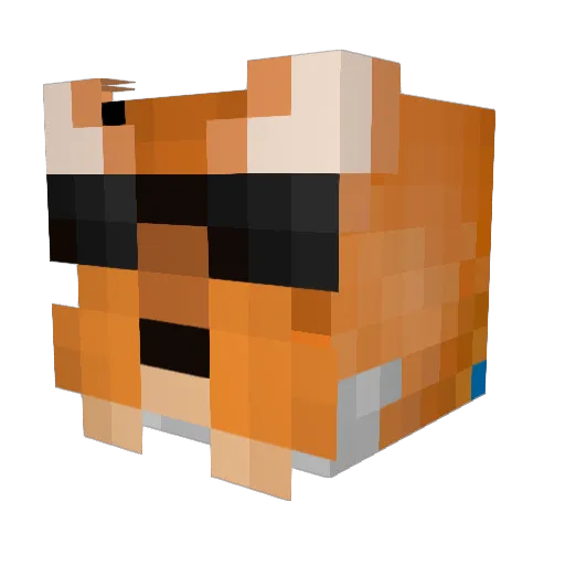 Guldo60 Minecraft avatar head, 3D render