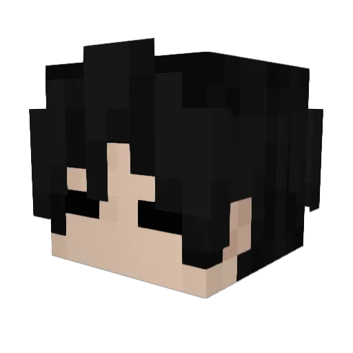 Guli81 Minecraft avatar head, 3D render