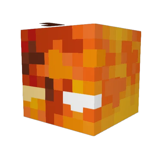 Guli_1 Minecraft avatar head, 3D render