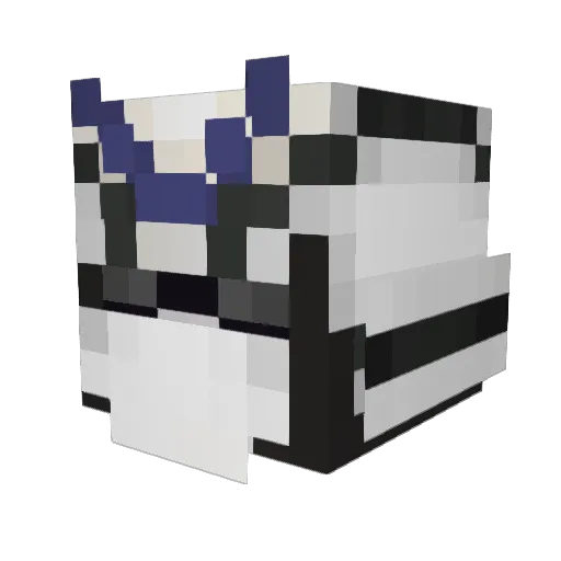 Gulley Minecraft avatar head, 3D render