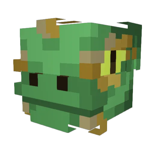 Gullyspit Minecraft avatar head, 3D render