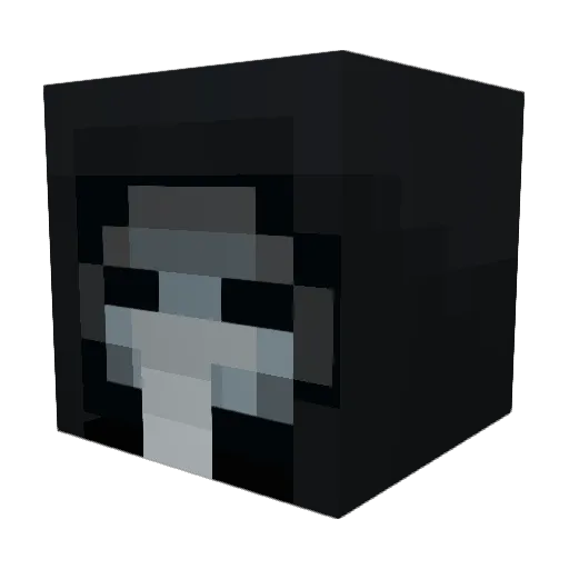 Gulohken Minecraft avatar head, 3D render