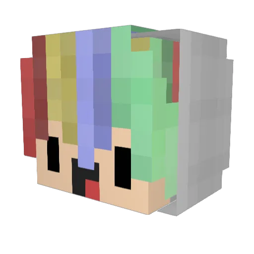 GulterKingZT Minecraft avatar head, 3D render
