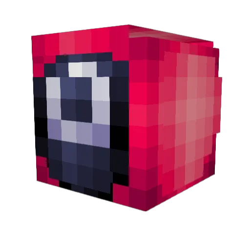 Gulzz Minecraft avatar head, 3D render