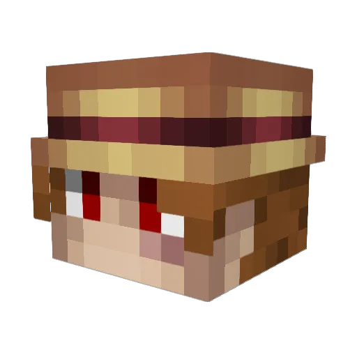 GumGum869 Minecraft avatar head, 3D render