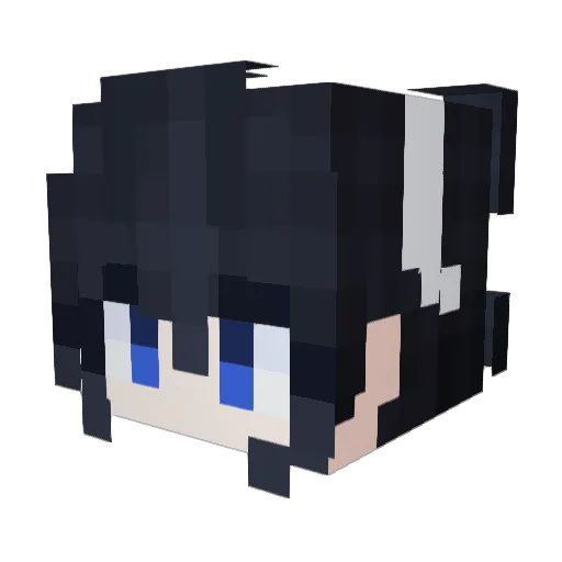 Guma__ Minecraft avatar head, 3D render