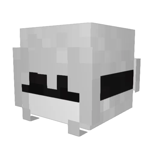 Gumabaka Minecraft avatar head, 3D render