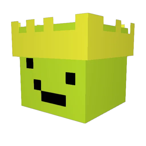 GumballNoe Minecraft avatar head, 3D render