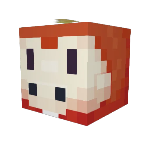Gumball_007 Minecraft avatar head, 3D render
