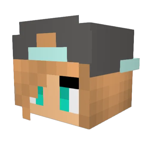 Gumdrop360 Minecraft avatar head, 3D render