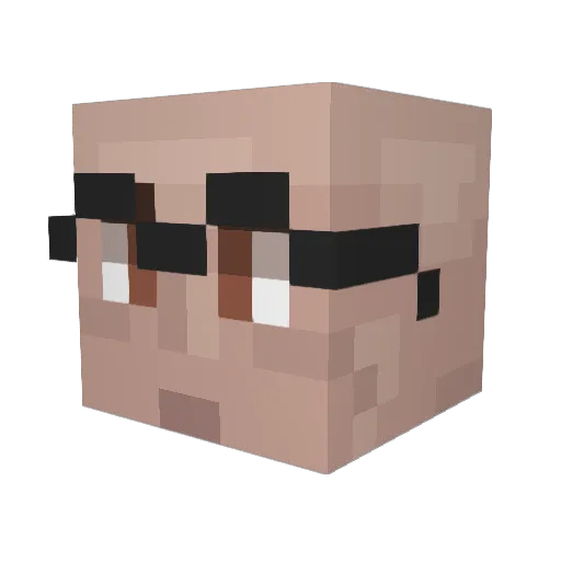 Gumdum1975 Minecraft avatar head, 3D render