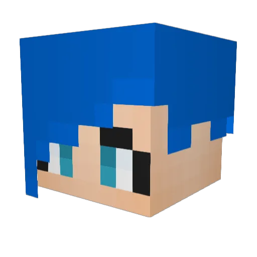 Gumenyuk2019New Minecraft avatar head, 3D render