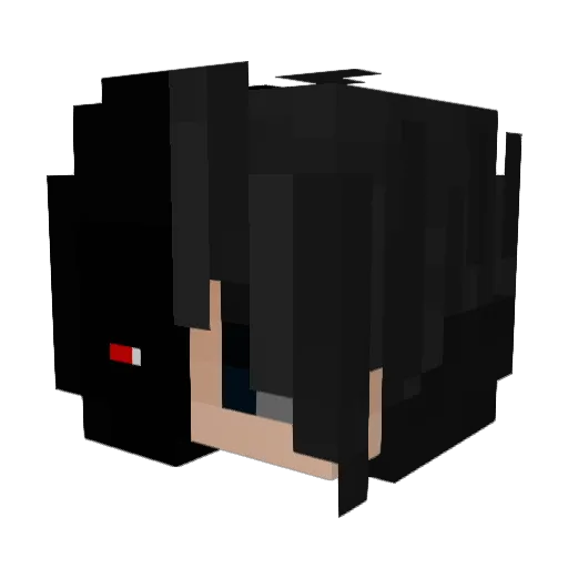 Gumfy Minecraft avatar head, 3D render