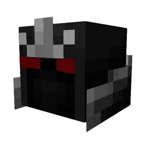 GumiKumo Minecraft avatar head, 3D render