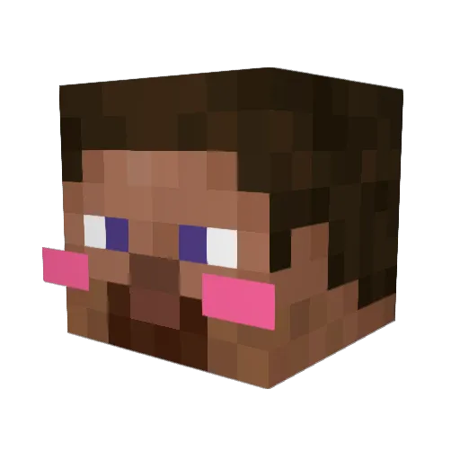 Gumiyez Minecraft avatar head, 3D render