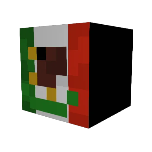 GummD Minecraft avatar head, 3D render