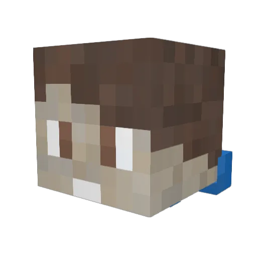 Gummiboot_xD Minecraft avatar head, 3D render
