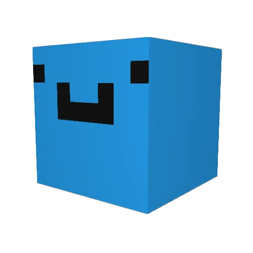 GummieFN Minecraft avatar head, 3D render