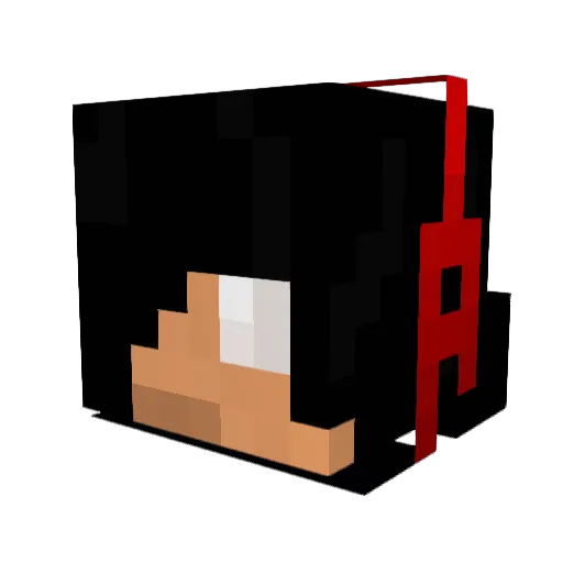 Gummie_Potato Minecraft avatar head, 3D render